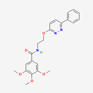 3,4,5-trimethoxy-N-(2-((6-phenylpyridazin-3-yl)oxy)ethyl)benzamide