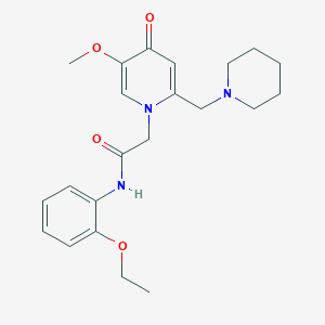 N-(2-ethoxyphenyl)-2-(5-methoxy-4-oxo-2-(piperidin-1-ylmethyl)pyridin-1(4H)-yl)acetamide