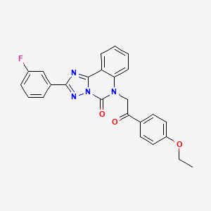 6-[2-(4-ethoxyphenyl)-2-oxoethyl]-2-(3-fluorophenyl)[1,2,4]triazolo[1,5-c]quinazolin-5(6H)-one