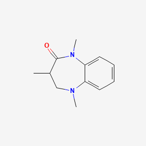 1,3,4,5-Tetrahydro-1,3,5-trimethyl-2H-1,5-benzodiazepin-2-one