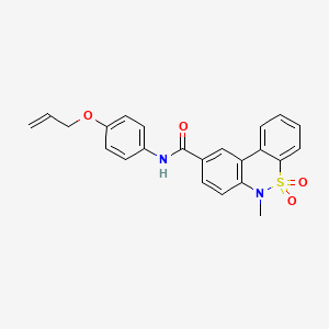 N-[4-(allyloxy)phenyl]-6-methyl-6H-dibenzo[c,e][1,2]thiazine-9-carboxamide 5,5-dioxide