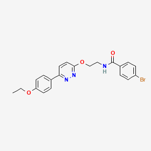 4-bromo-N-(2-{[6-(4-ethoxyphenyl)pyridazin-3-yl]oxy}ethyl)benzamide