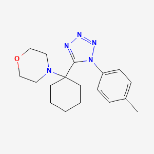 4-{1-[1-(4-methylphenyl)-1H-tetrazol-5-yl]cyclohexyl}morpholine