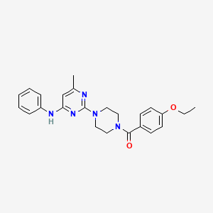 2-[4-(4-ethoxybenzoyl)piperazin-1-yl]-6-methyl-N-phenylpyrimidin-4-amine