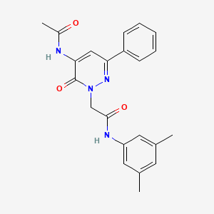 2-[5-(acetylamino)-6-oxo-3-phenylpyridazin-1(6H)-yl]-N-(3,5-dimethylphenyl)acetamide