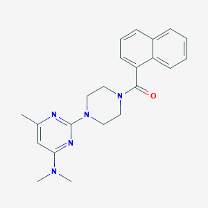 N,N,6-Trimethyl-2-[4-(naphthalene-1-carbonyl)piperazin-1-YL]pyrimidin-4-amine