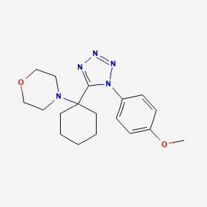 4-{1-[1-(4-methoxyphenyl)-1H-tetrazol-5-yl]cyclohexyl}morpholine