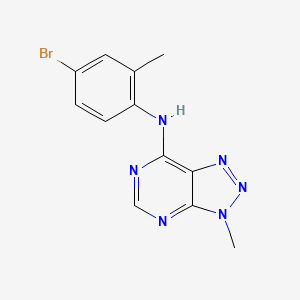 N-(4-bromo-2-methylphenyl)-3-methyl-3H-[1,2,3]triazolo[4,5-d]pyrimidin-7-amine