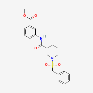 Methyl 3-({[1-(benzylsulfonyl)piperidin-3-yl]carbonyl}amino)benzoate