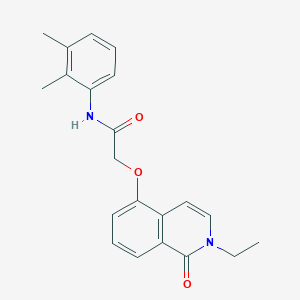 N-(2,3-dimethylphenyl)-2-((2-ethyl-1-oxo-1,2-dihydroisoquinolin-5-yl)oxy)acetamide