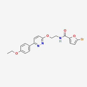 5-Bromo-N-(2-{[6-(4-ethoxyphenyl)pyridazin-3-YL]oxy}ethyl)furan-2-carboxamide