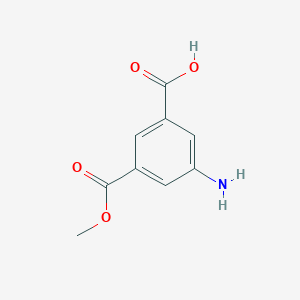 molecular formula C9H9NO4 B112413 3-氨基-5-(甲氧羰基)苯甲酸 CAS No. 28179-47-7