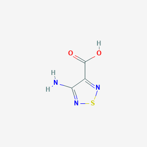 B112414 4-Amino-1,2,5-thiadiazole-3-carboxylic acid CAS No. 2829-58-5