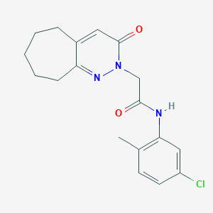 N-(5-chloro-2-methylphenyl)-2-(3-oxo-3,5,6,7,8,9-hexahydro-2H-cyclohepta[c]pyridazin-2-yl)acetamide