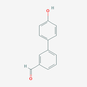 molecular formula C13H10O2 B112415 4-(3-甲酰基苯基)苯酚 CAS No. 283147-95-5