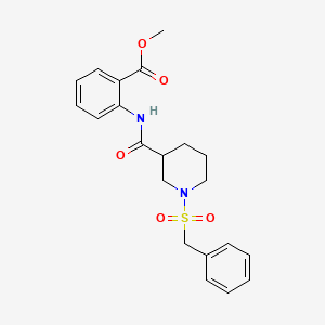 Methyl 2-({[1-(benzylsulfonyl)piperidin-3-yl]carbonyl}amino)benzoate