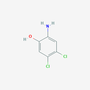 molecular formula C6H5Cl2NO B112419 2-氨基-4,5-二氯苯酚 CAS No. 28443-57-4