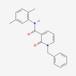 molecular formula C21H20N2O2 B11241973 1-benzyl-N-(2,5-dimethylphenyl)-2-oxo-1,2-dihydropyridine-3-carboxamide 