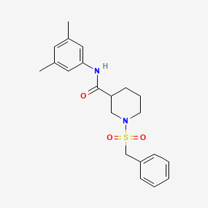 1-(benzylsulfonyl)-N-(3,5-dimethylphenyl)piperidine-3-carboxamide