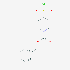 B112421 Benzyl 4-(chlorosulfonyl)piperidine-1-carboxylate CAS No. 287953-54-2
