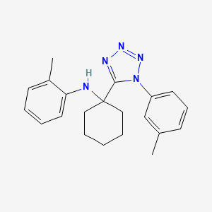 2-methyl-N-{1-[1-(3-methylphenyl)-1H-tetrazol-5-yl]cyclohexyl}aniline