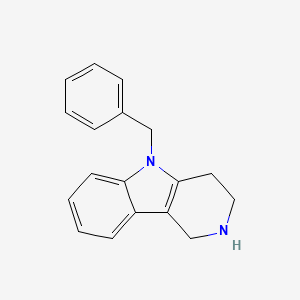 molecular formula C18H18N2 B11242329 5-benzyl-2,3,4,5-tetrahydro-1H-pyrido[4,3-b]indole 