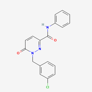 1-(3-chlorobenzyl)-6-oxo-N-phenyl-1,6-dihydropyridazine-3-carboxamide