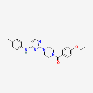 (4-Ethoxyphenyl)(4-(4-methyl-6-(p-tolylamino)pyrimidin-2-yl)piperazin-1-yl)methanone