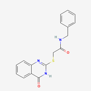 N-benzyl-2-[(4-hydroxyquinazolin-2-yl)thio]acetamide