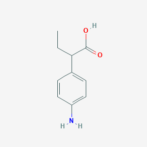B112430 2-(4-Aminophenyl)butanoic acid CAS No. 29644-97-1