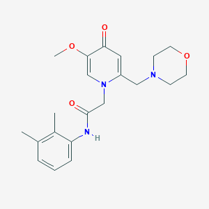 N-(2,3-dimethylphenyl)-2-{5-methoxy-2-[(morpholin-4-yl)methyl]-4-oxo-1,4-dihydropyridin-1-yl}acetamide