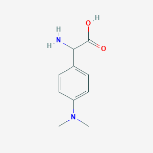 molecular formula C10H14N2O2 B112431 2-氨基-2-(4-二甲氨基苯基)乙酸 CAS No. 29884-03-5