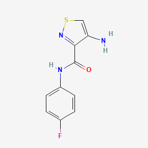 4-amino-N-(4-fluorophenyl)-1,2-thiazole-3-carboxamide