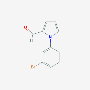 B112432 1-(3-bromophenyl)-1H-pyrrole-2-carbaldehyde CAS No. 299164-02-6