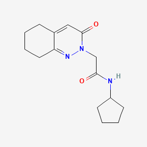 N-cyclopentyl-2-(3-oxo-5,6,7,8-tetrahydrocinnolin-2(3H)-yl)acetamide