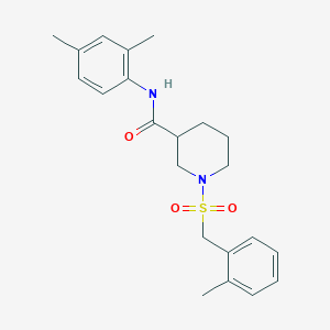 N-(2,4-dimethylphenyl)-1-[(2-methylbenzyl)sulfonyl]piperidine-3-carboxamide