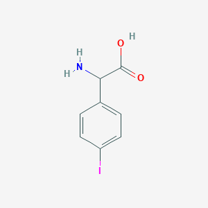 molecular formula C8H8INO2 B112436 2-氨基-2-(4-碘苯基)乙酸 CAS No. 299167-68-3