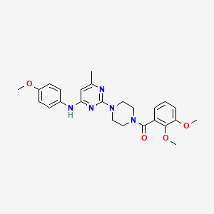 2-[4-(2,3-dimethoxybenzoyl)piperazin-1-yl]-N-(4-methoxyphenyl)-6-methylpyrimidin-4-amine