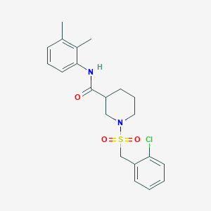 1-[(2-chlorobenzyl)sulfonyl]-N-(2,3-dimethylphenyl)piperidine-3-carboxamide