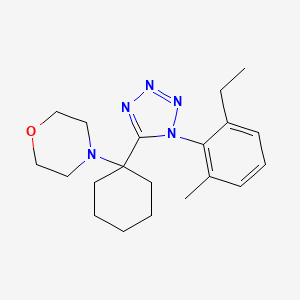 4-[1-[1-(2-Ethyl-6-methylphenyl)-1H-tetrazol-5-yl]cyclohexyl]morpholine