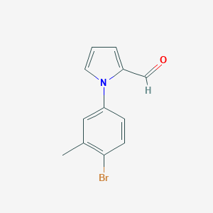 molecular formula C12H10BrNO B112438 1-(4-溴-3-甲基苯基)-1H-吡咯-2-甲醛 CAS No. 299440-52-1