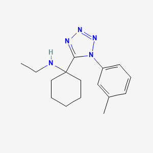 N-ethyl-1-[1-(3-methylphenyl)-1H-tetrazol-5-yl]cyclohexanamine