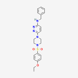 N-Benzyl-6-[4-(4-ethoxybenzenesulfonyl)piperazin-1-YL]pyridazin-3-amine