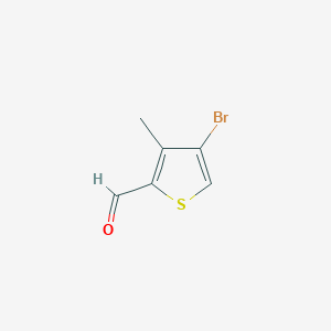 molecular formula C6H5BrOS B112441 4-溴-3-甲硫代苯-2-甲醛 CAS No. 30153-47-0