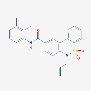 6-allyl-N-(2,3-dimethylphenyl)-6H-dibenzo[c,e][1,2]thiazine-9-carboxamide 5,5-dioxide