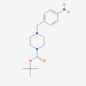 molecular formula C16H25N3O2 B112443 4-(4-氨基苄基)哌嗪-1-羧酸叔丁酯 CAS No. 304897-49-2