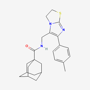 N-{[6-(4-Methylphenyl)-2H,3H-imidazo[2,1-B][1,3]thiazol-5-YL]methyl}adamantane-1-carboxamide