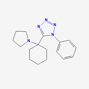 1-phenyl-5-[1-(pyrrolidin-1-yl)cyclohexyl]-1H-tetrazole