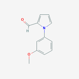 molecular formula C12H11NO2 B112447 1-(3-甲氧基-苯基)-1H-吡咯-2-甲醛 CAS No. 309735-42-0