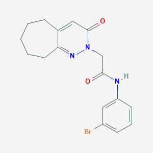 N-(3-bromophenyl)-2-(3-oxo-3,5,6,7,8,9-hexahydro-2H-cyclohepta[c]pyridazin-2-yl)acetamide